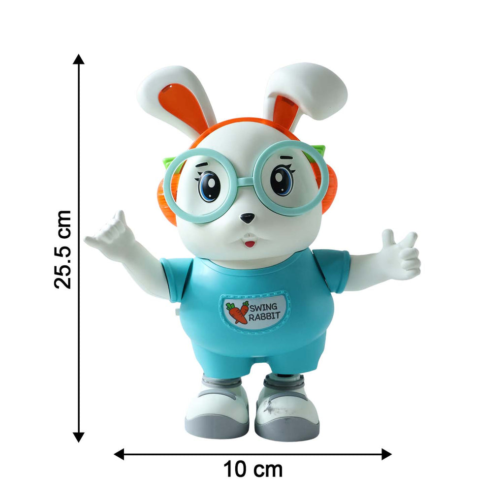 ALVENZA Swing Rabbit Musical Toy – Light-Up Ears & Interactive Play