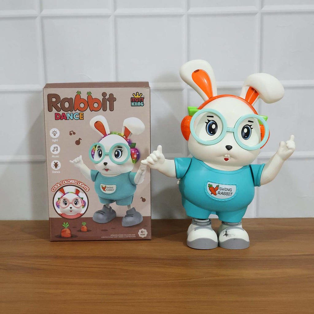 ALVENZA Swing Rabbit Musical Toy – Light-Up Ears & Interactive Play