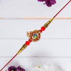 ALVENZA Stone Studded Rakhi – Elegant Raksha Bandhan Gift for Brother