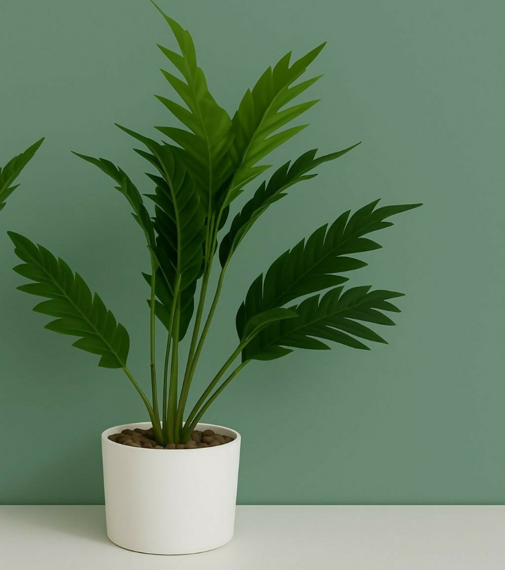 ALVENZA Artificial Palm Leaf Plant – Realistic Greenery for Modern Decor