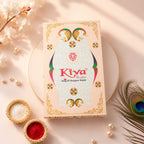 ALVENZA Silver Oval Floral Stone Rakhi with Color Petal Centre, Roli Chawal Coin and Card Packing