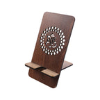 ALVENZA Wooden Mobile Stand – Reversible Foldable Ganesha Phone Holder