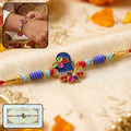 ALVENZA Shiv Rakhi – Elegant Blue Thread with Traditional Design