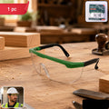 Adjustable Safety Goggles Impact-Resistant Polycarbonate Lens for Workplace & Outdoor
