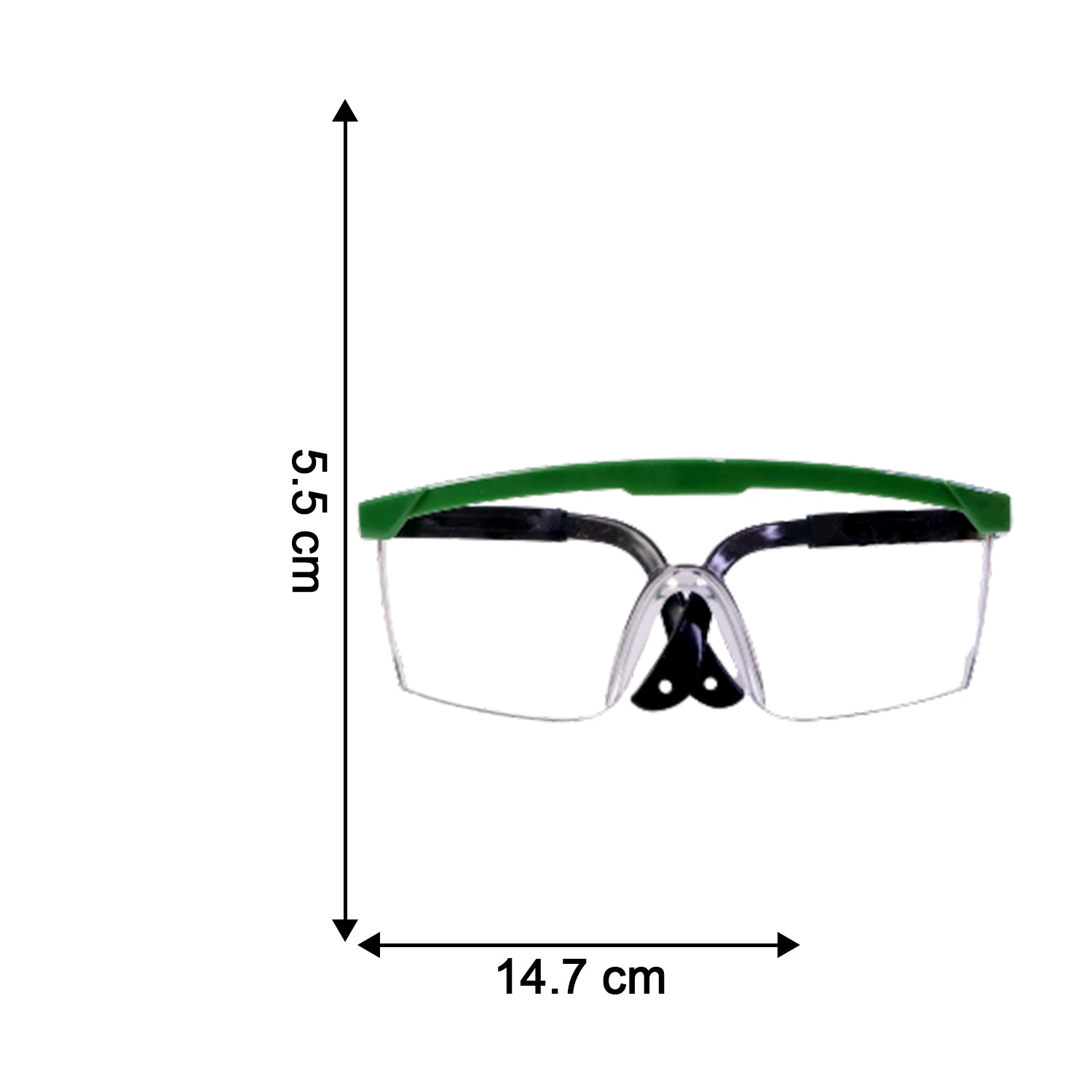 Adjustable Safety Goggles Impact-Resistant Polycarbonate Lens for Workplace & Outdoor - Detail View 6