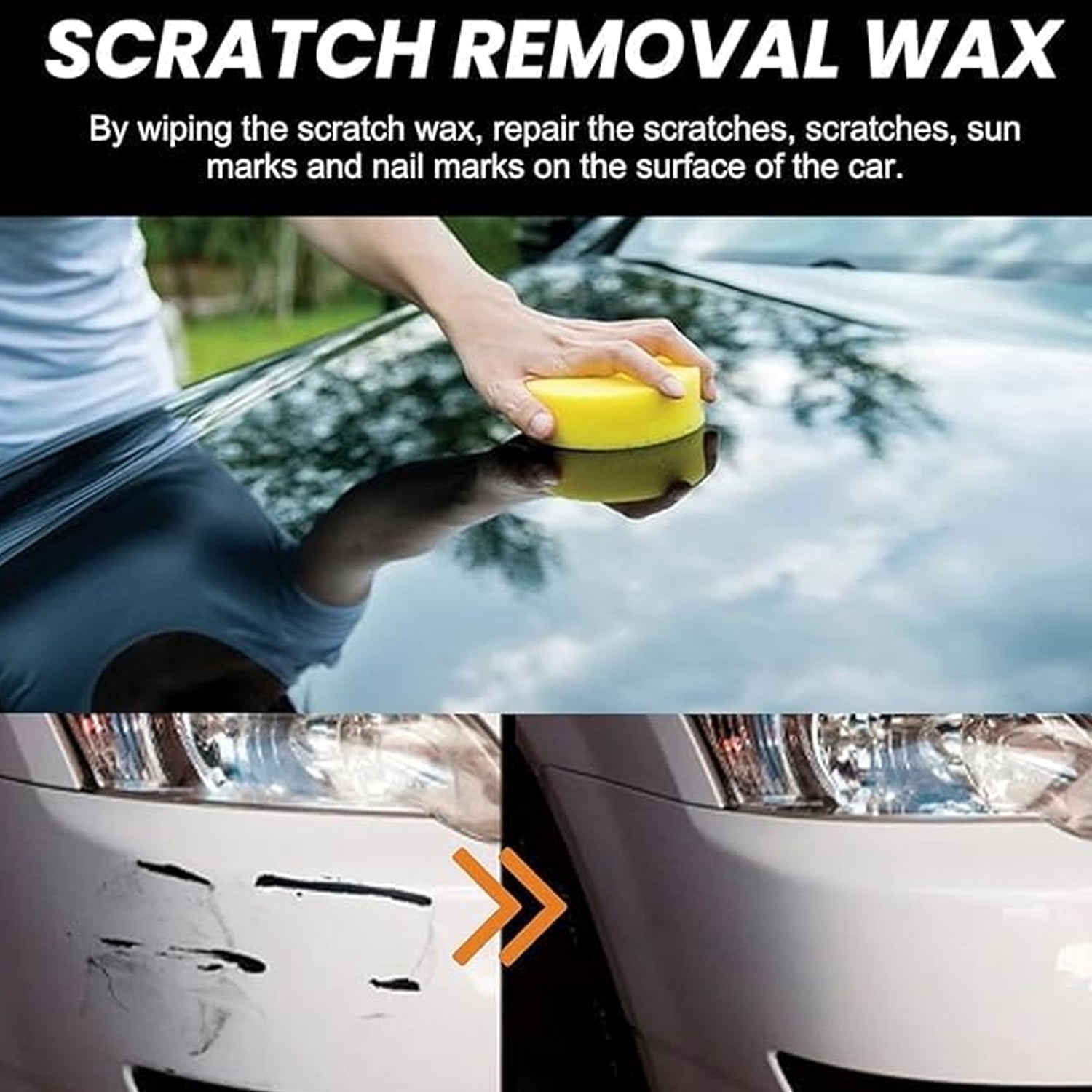 ALVENZA Car Scratch Removal Wax – Restore Shine & Remove Scratches 60ml