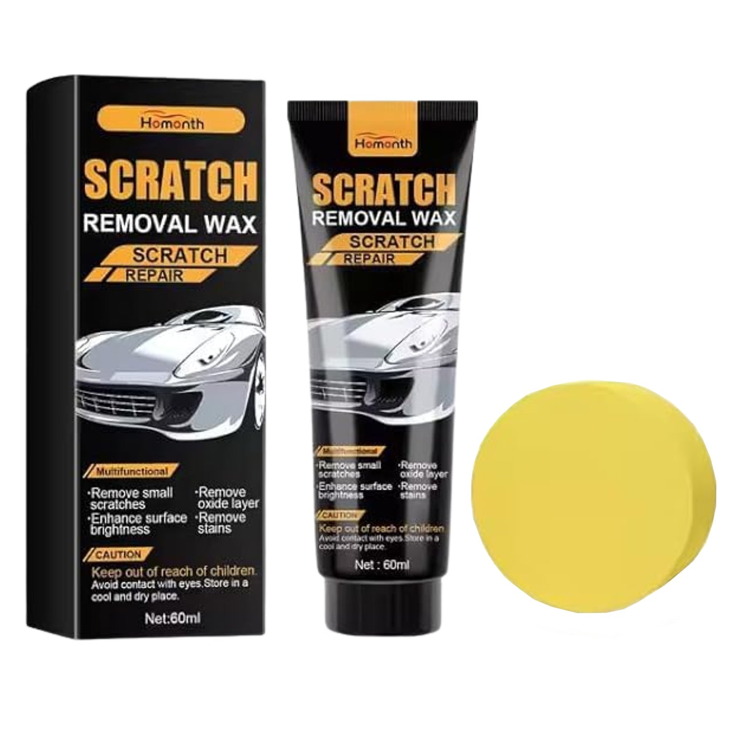 ALVENZA Car Scratch Removal Wax – Restore Shine & Remove Scratches 60ml