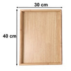ALVENZA Wooden Finish Multipurpose Serving Tray Set – Stylish & Durable