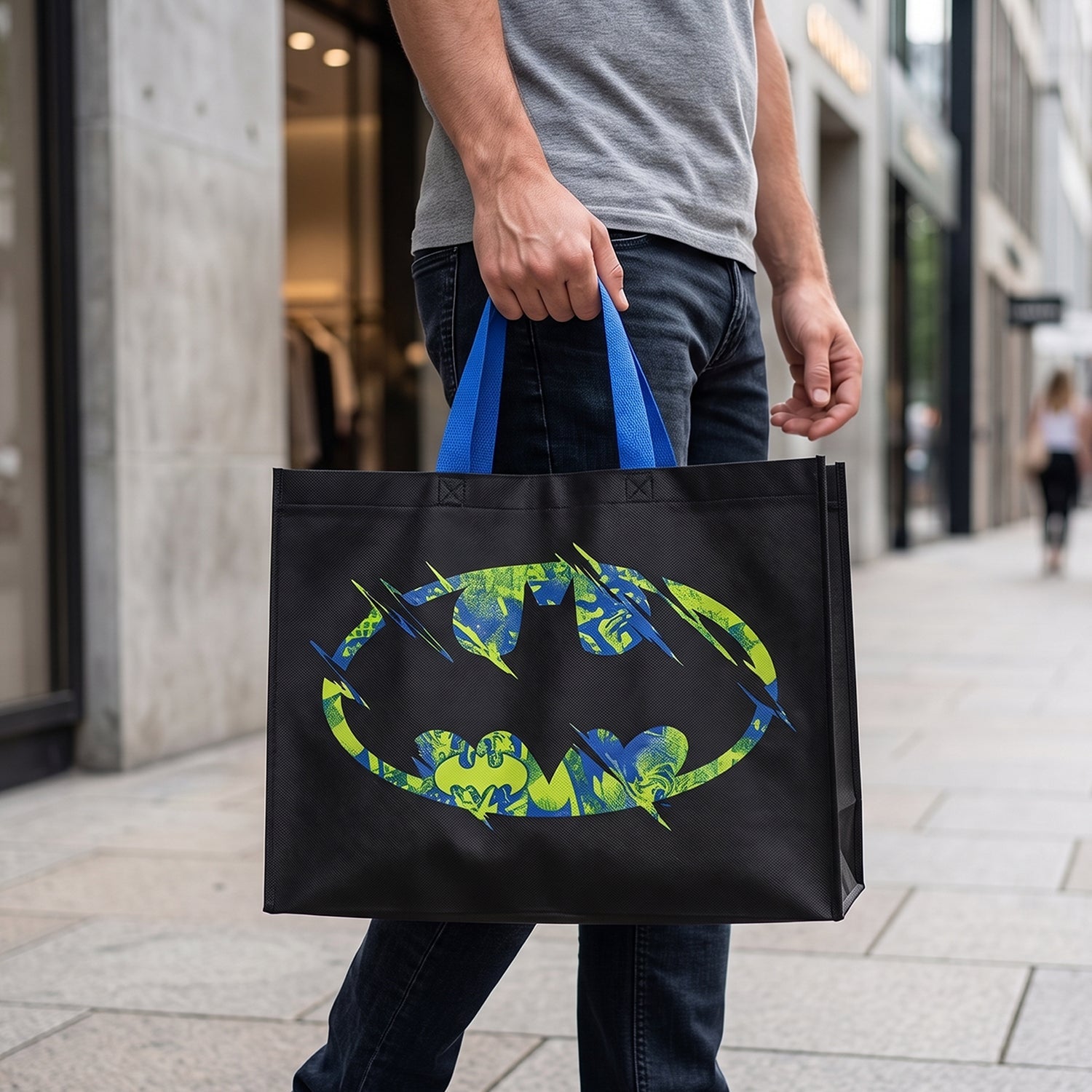 Large Multipurpose Carry Hand Bag Spacious & Eco-Friendly Tote - Front View