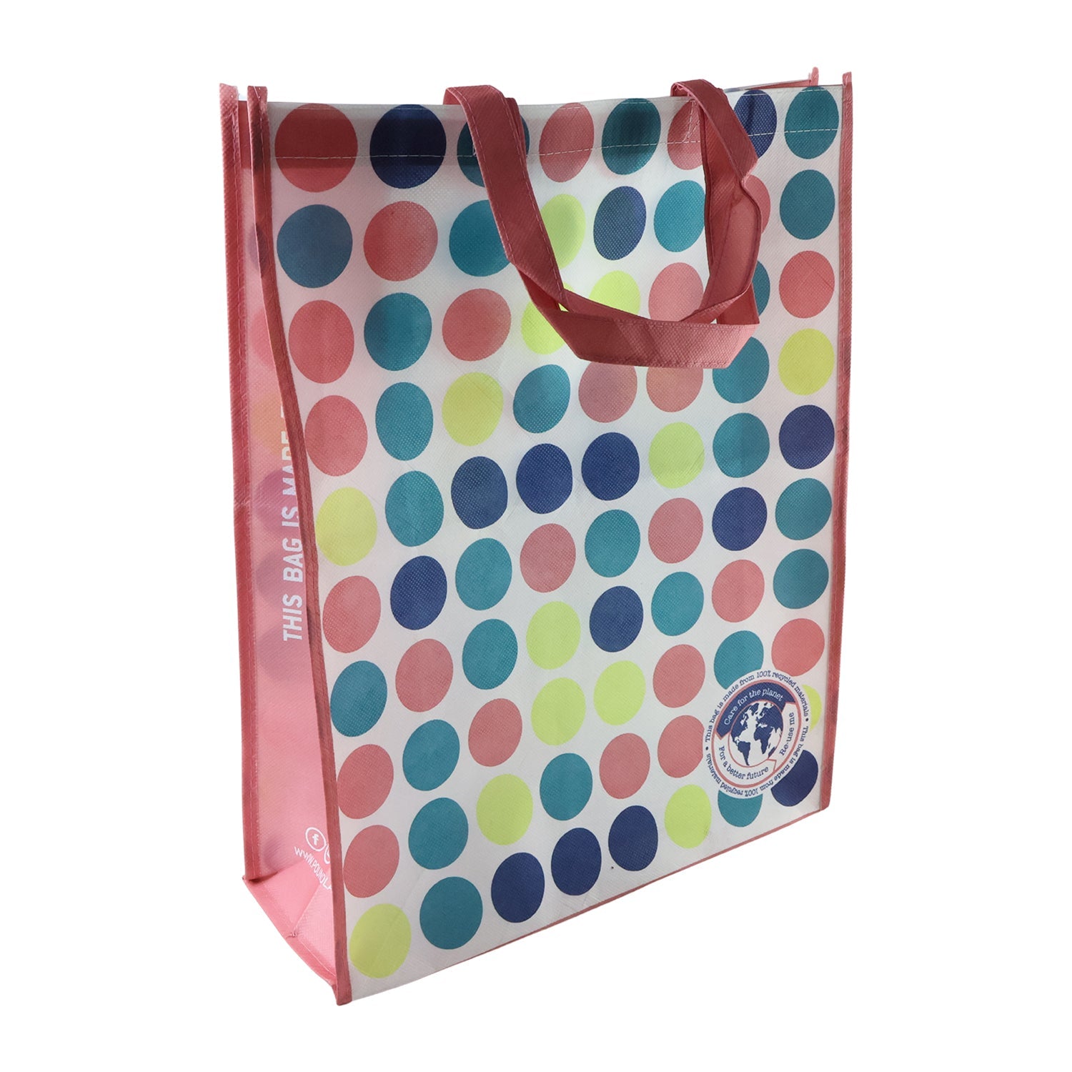 Carry Hand Bag Spacious, Reusable & Eco-friendly Design - Back View