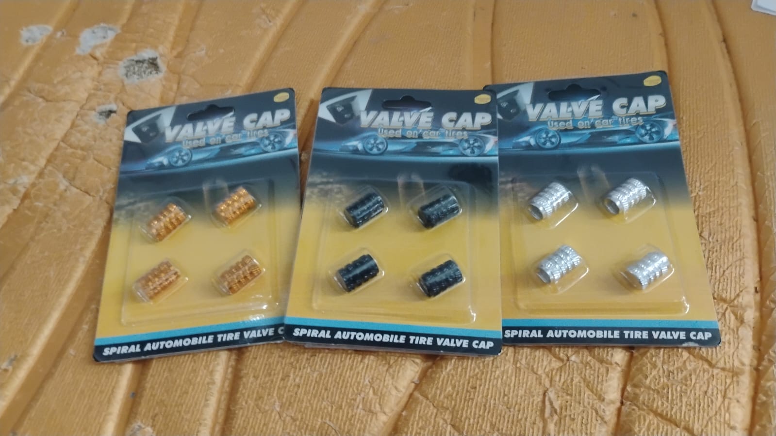 Silver Aluminium Valve Caps Durable Set of 4 for Cars - Detail View 12