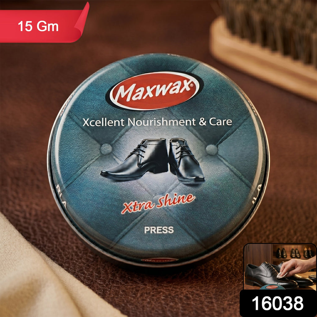 Black Shoe Polish Cream Long-lasting Shine & Easy Application - Side View