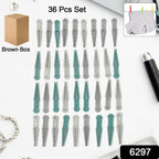 Plastic Cloth Pegs (36 Pcs) Multipurpose & Strong | BathNova - Side View