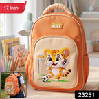 Cute Cartoon School Backpack Lightweight & Spacious for Kids - Side View