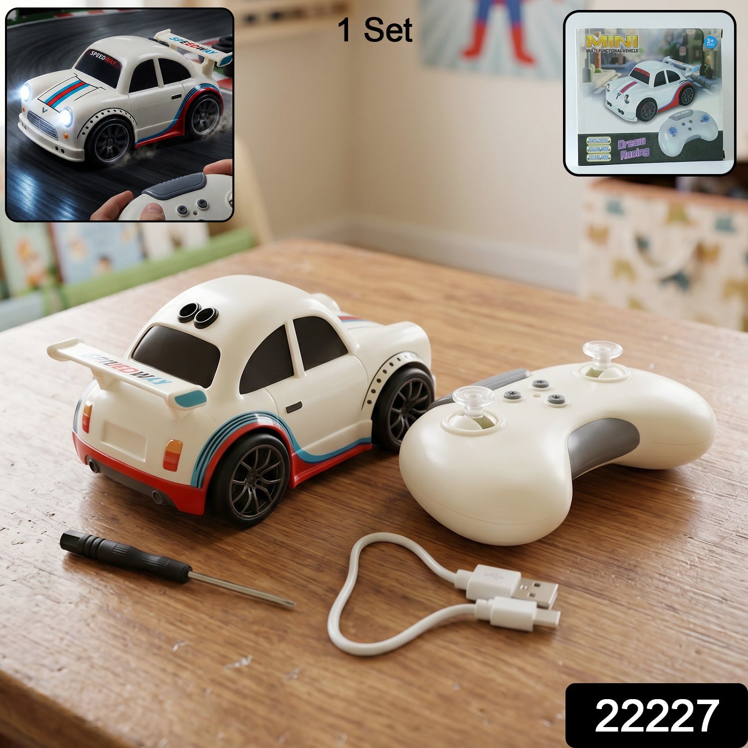 ALVENZA Mini RC Racing Car – High-Speed Stunt and Indoor Play Fun