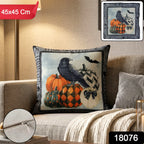 Decorative Cushion Cover Stylish Zipper Closure for Home Decor - Side View