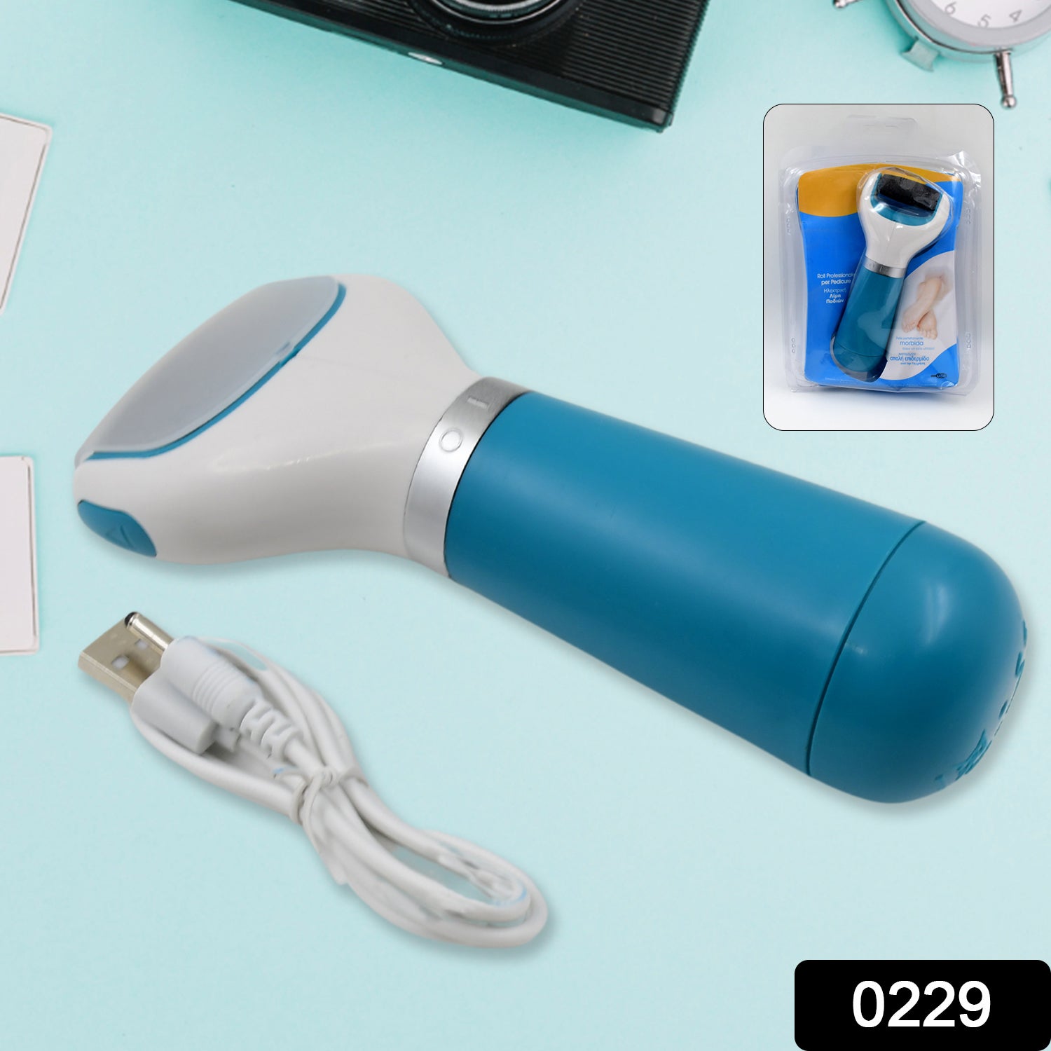 Electric Foot Callus Remover – Smooth Dry Skin & Dead Skin | Velvet Wheels