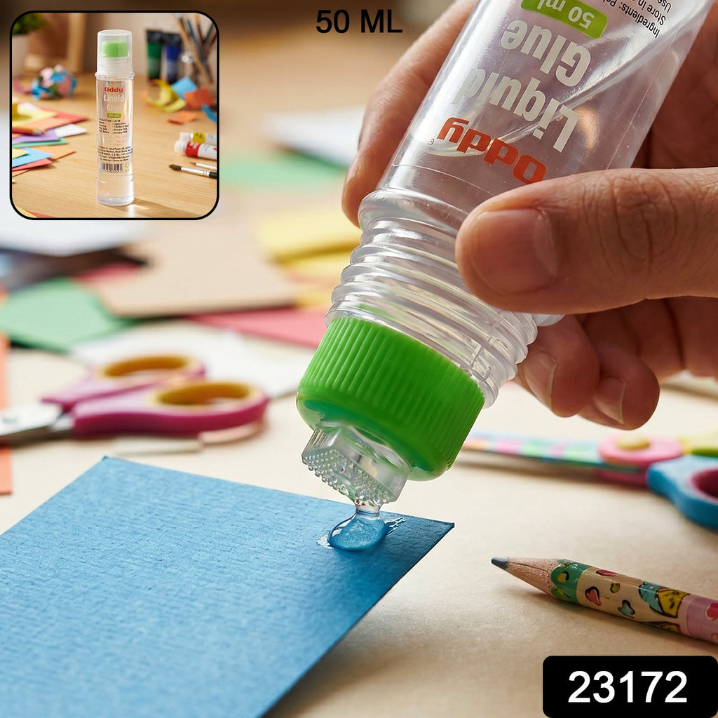 Liquid Glue Pen Precise, Quick-Drying Adhesive for School & Office - Side View