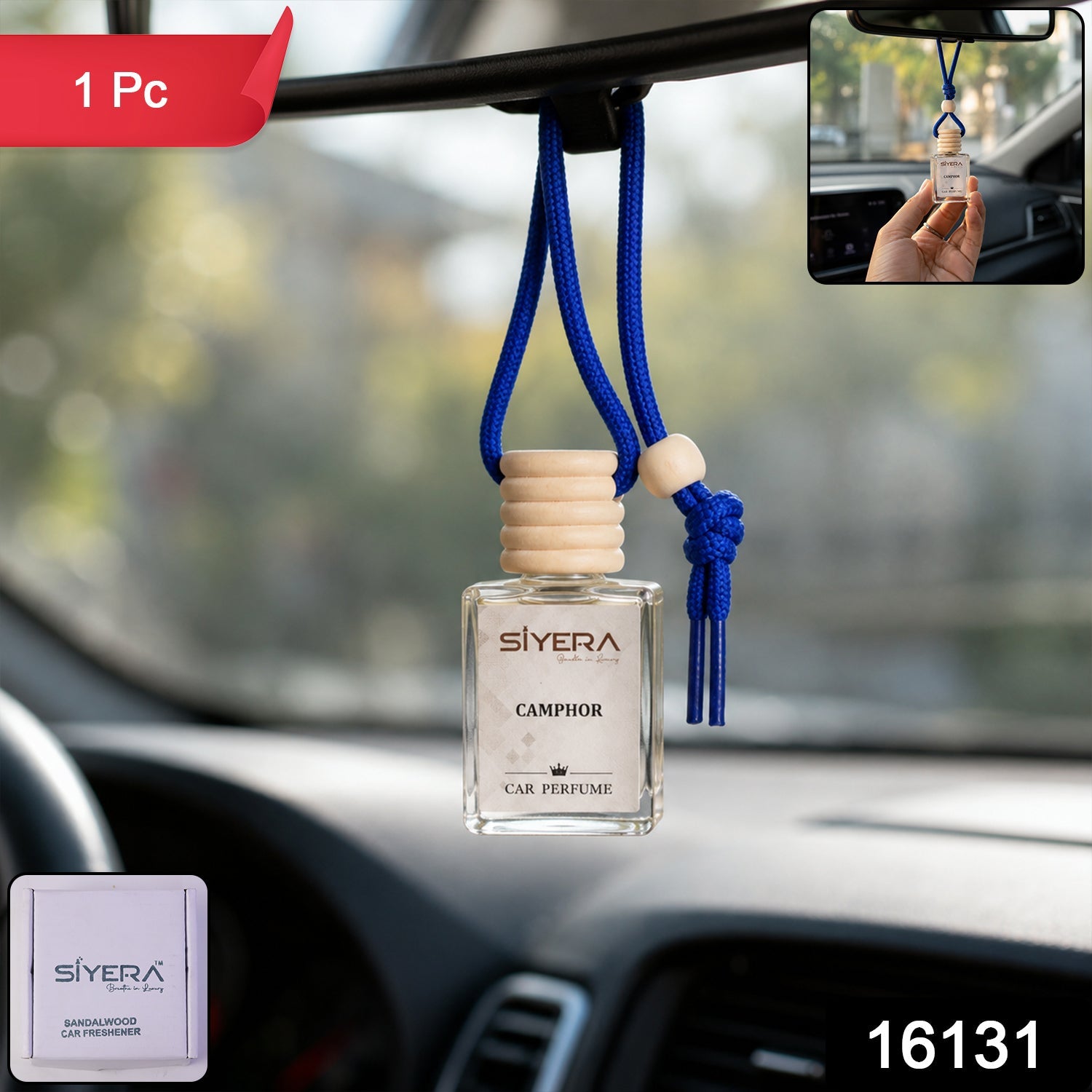 ALVENZA Camphor Car Perfume – Long Lasting Refreshing Fragrance