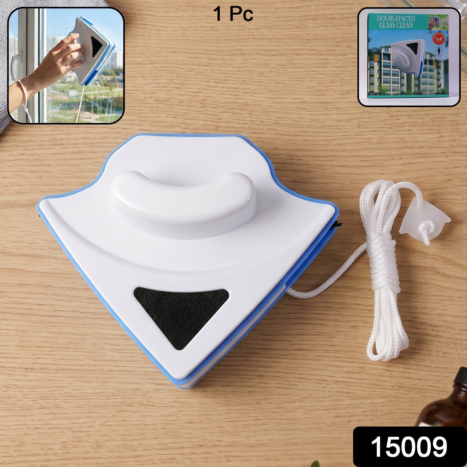 Double-Sided Magnetic Window Cleaner – Effortless Inside & Outside Cleaning