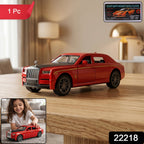 ALVENZA Die-Cast Metal Pull-Back Toy Car – Realistic Luxury Sedan Model
