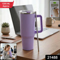 ALVENZA Insulated Tumbler Mug – Large 1200ML Capacity with Handle & Straw