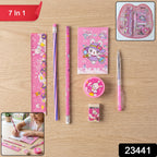 Kids Stationery Set Complete 7-in-1 Creative School Supplies