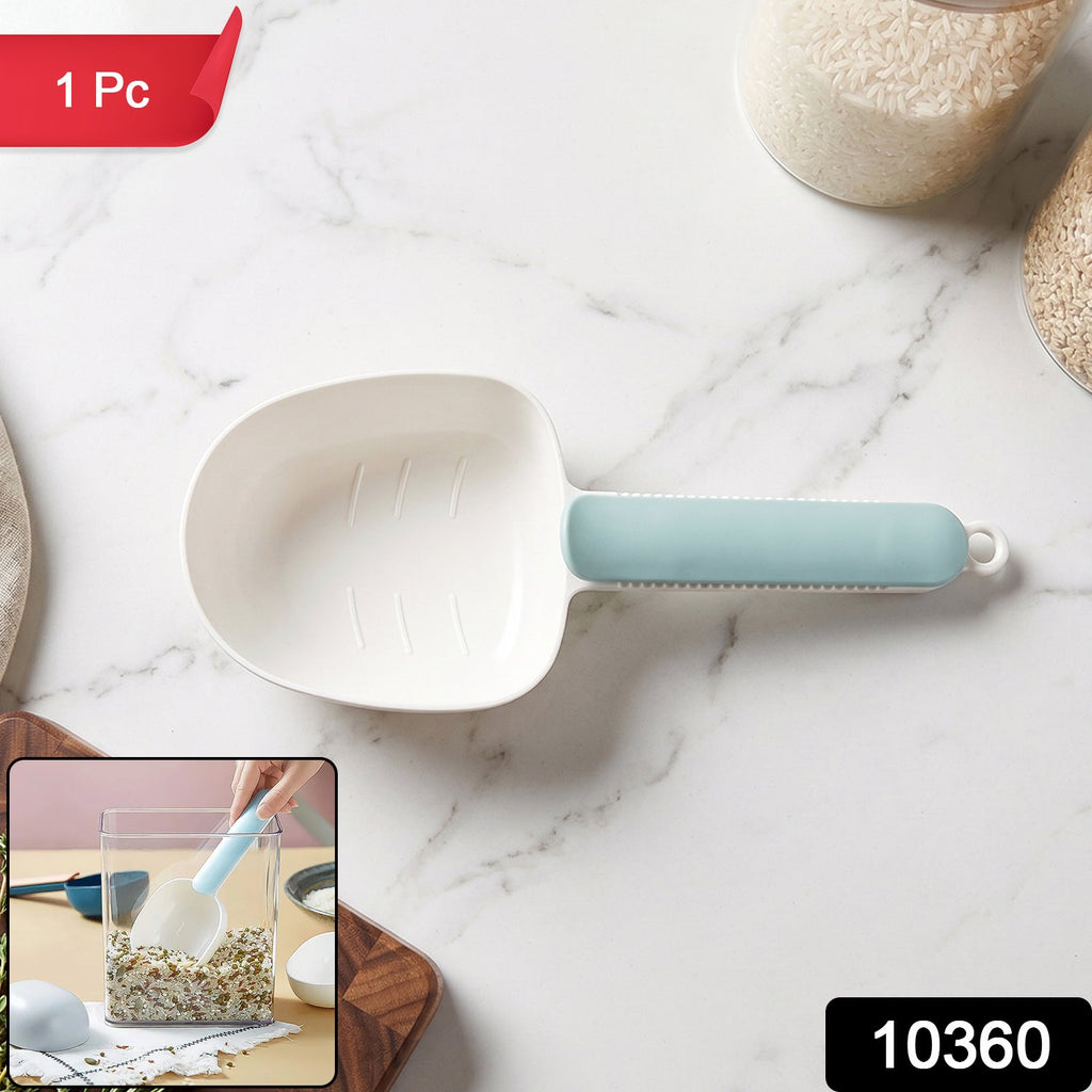 Plastic Measuring Spoon Multi-Purpose Flour & Rice Scoop | Styleva - Side View