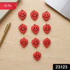 ALVENZA Heart-Shaped Smile Keychains – Vibrant & Durable Accessory Set