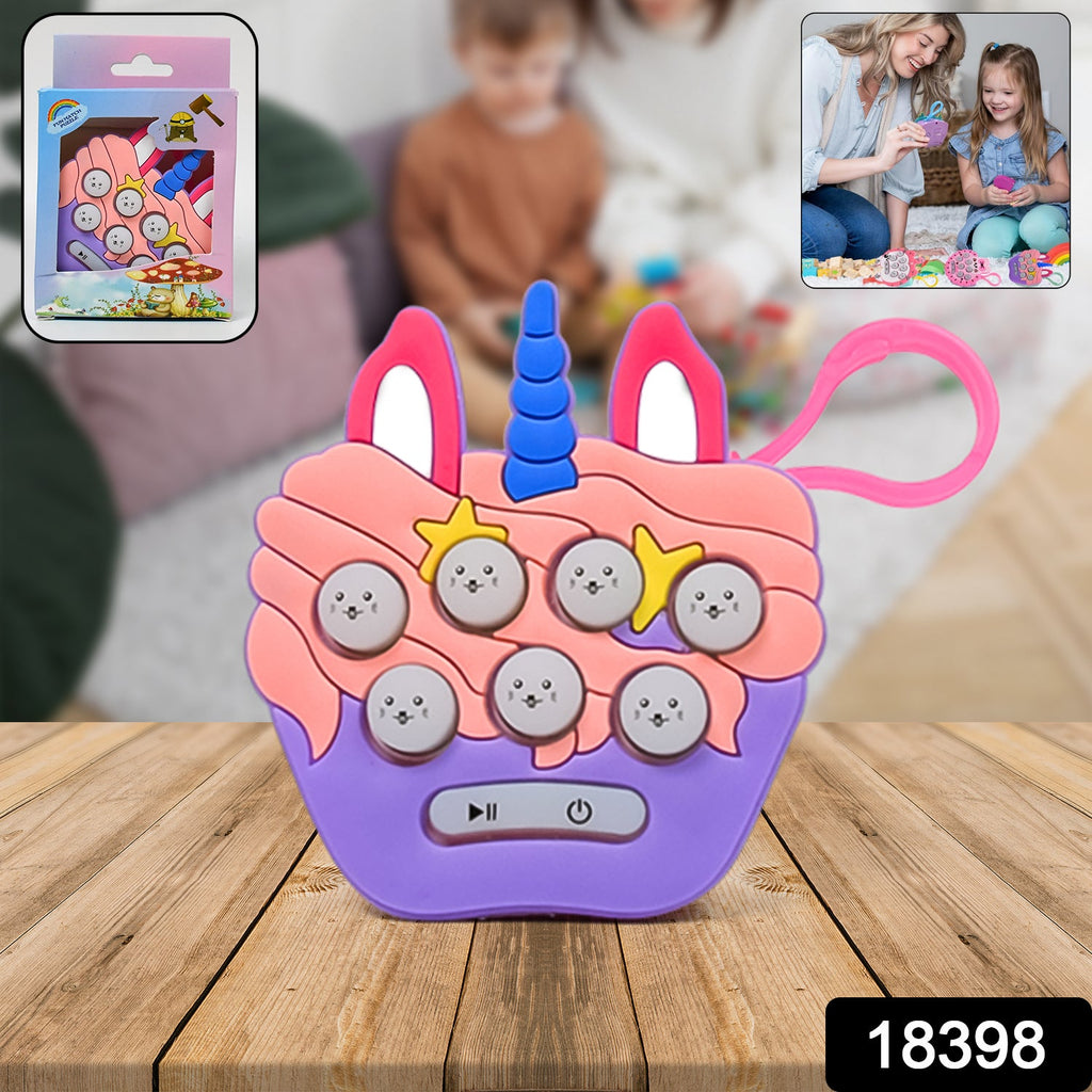 ALVENZA Mini Push Bubbles Game – Music & Memory Keychain | Play Mancer