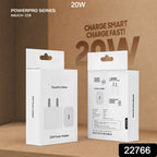 ALVENZA 20W USB-C Fast Charging Adapter – Compact & Safe Power