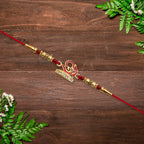 ALVENZA Traditional Rakhi OM Design - Spiritual Bond for Brother