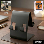 ALVENZA Foldable Metal Mobile & Tablet Stand – Sturdy and Portable Design
