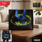 Large Multipurpose Carry Hand Bag Spacious & Eco-Friendly Tote - Side View