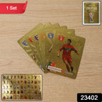 Football Trading Cards Set Premium Collectible for Fans and Enthusiasts - Side View