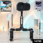 ALVENZA Car Rear View Mirror Phone Holder – 360° Adjustable & Retractable