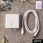 ALVENZA 25W Fast Charger – Quick Mobile Charging Wall Adapter