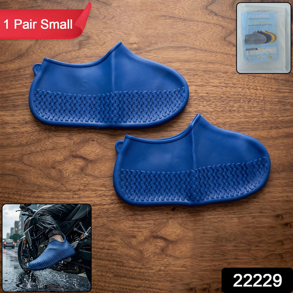Reusable Waterproof Silicone Shoe Cover Keeps Shoes Dry in Monsoon - Side View