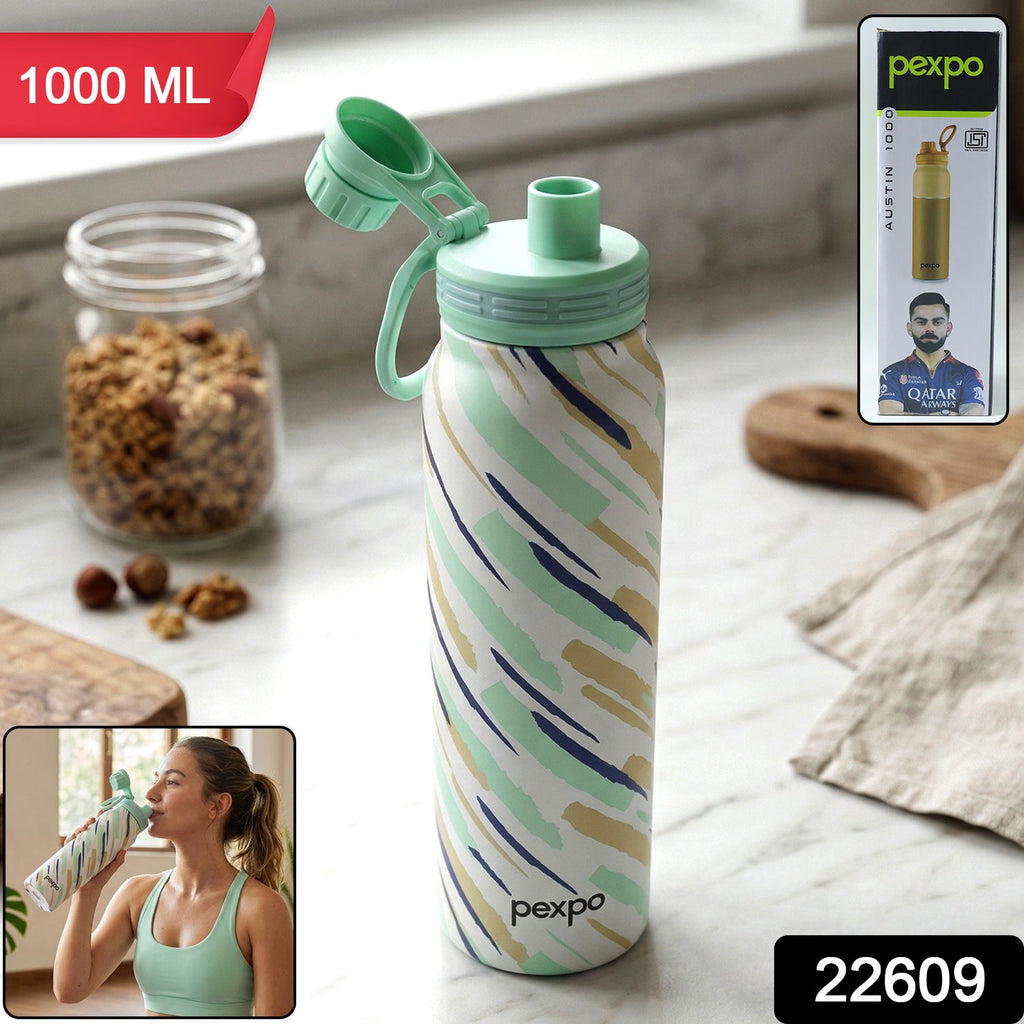 ALVENZA Stainless Steel Water Bottle – Leakproof & Large Capacity for Daily Use
