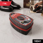Black Shoe Shiner Instant Gloss & Easy Portable Care - Side View
