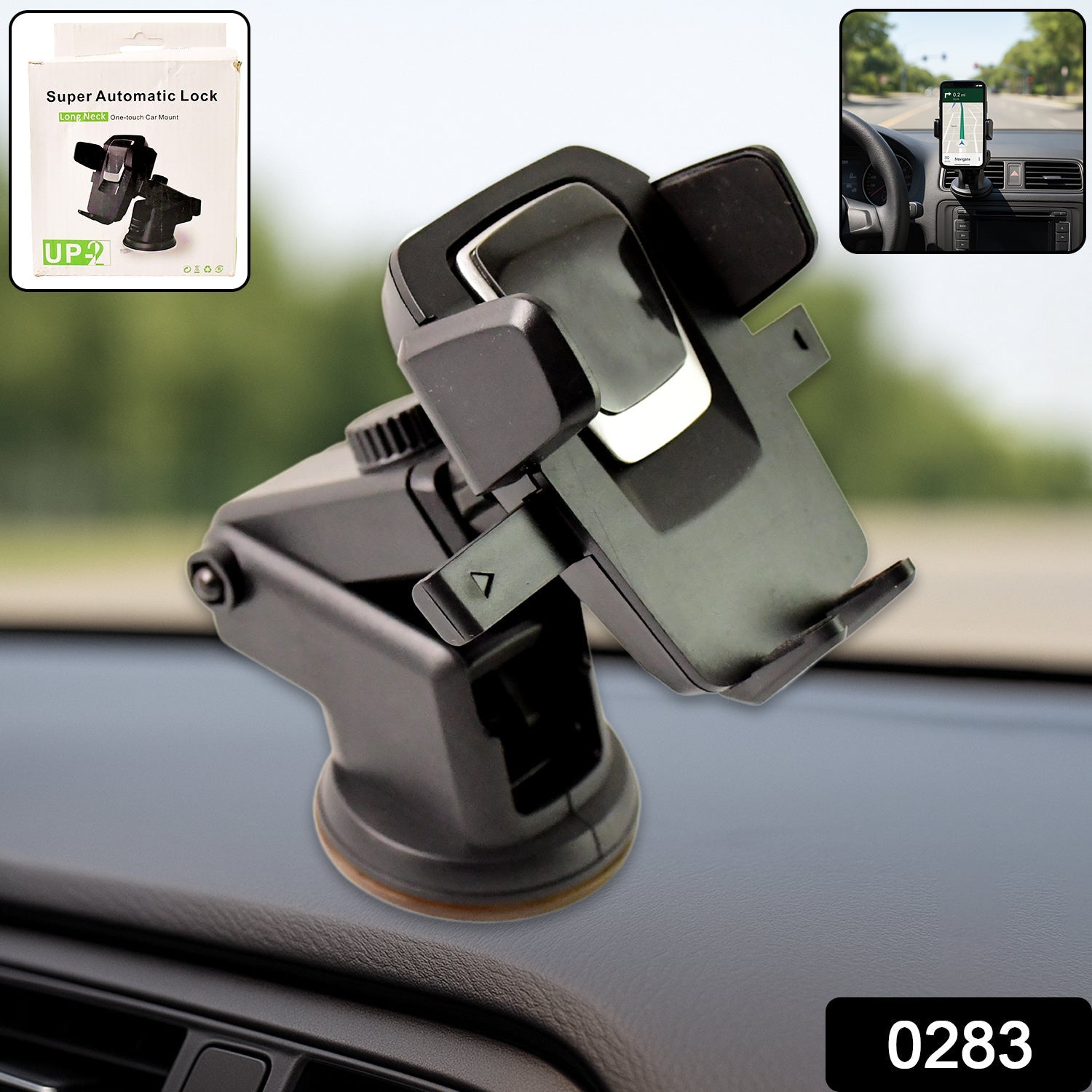 ALVENZA Adjustable Car Mount – 360° Universal Phone Holder | Velvet Wheels