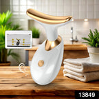 Neck Face Massager Skin Firming & Wrinkle Removal | Velvet Wellness - Side View