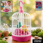 ALVENZA Kids Talking Bird Cage Toy – Interactive Sound & Repeats Fun