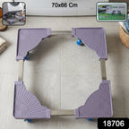 Adjustable Appliance Stand Easy Move & Stable Support for Home Appliances - Side View