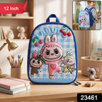 Kids Cartoon Backpack Lightweight & Spacious for Small Kids - Side View