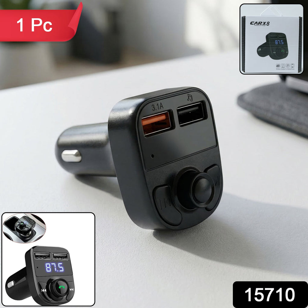 ALVENZA Wireless Car Charger – Dual USB Fast Charging & Handsfree Use