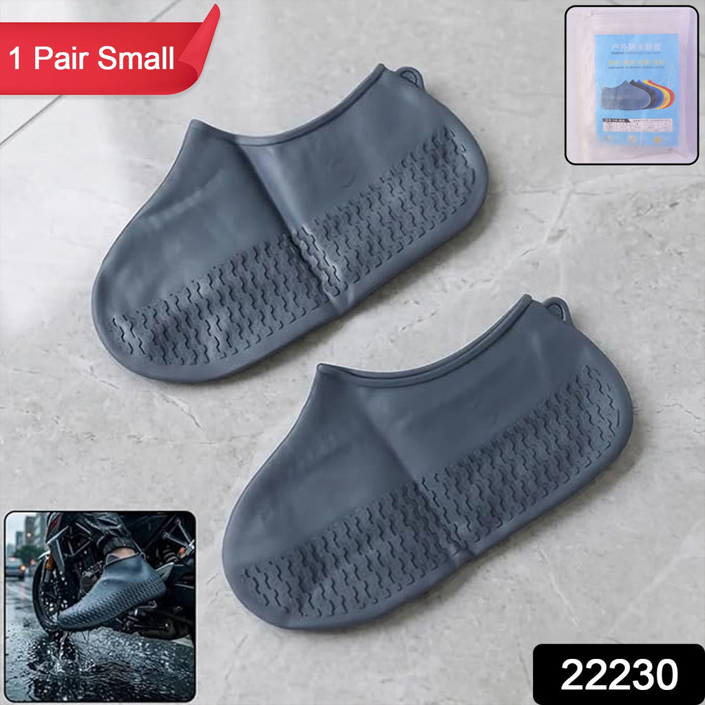 Reusable Waterproof Silicone Shoe Cover Stay Dry & Non-Slip - Side View