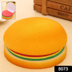Burger Shaped Sticky Notes Multicolor Unique Memo Pads | Foloria - Side View