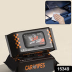 ALVENZA Car Cleaning Wipes – Dashboard & Interior Polish (80 Pcs) | Velvet Wheels