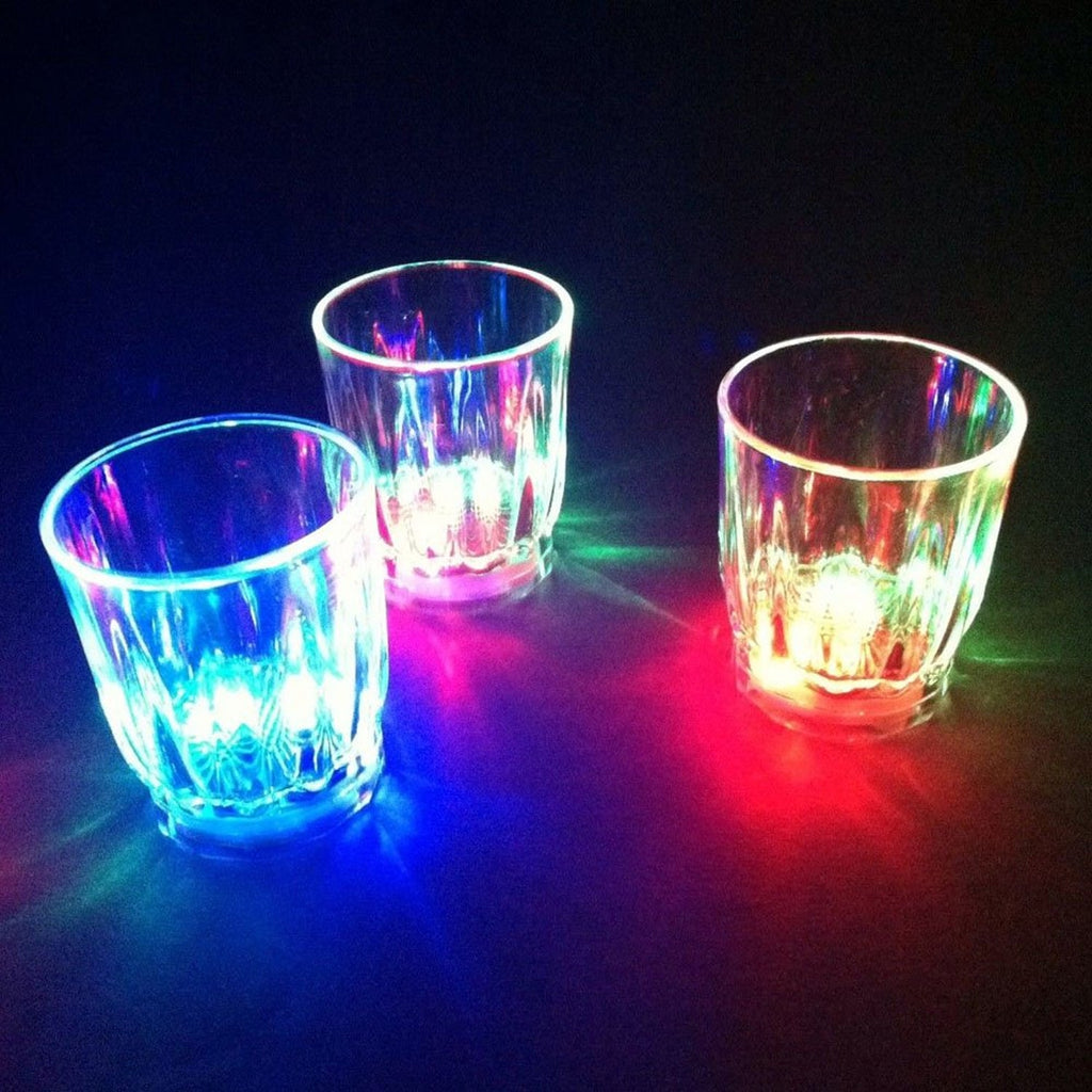 ALVENZA LED Light-Up Shot Glass Set – Vibrant Party Drinkware 24 Pc